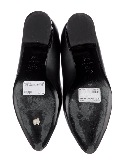 Chanel Interlocking CC Logo Leather Loafers