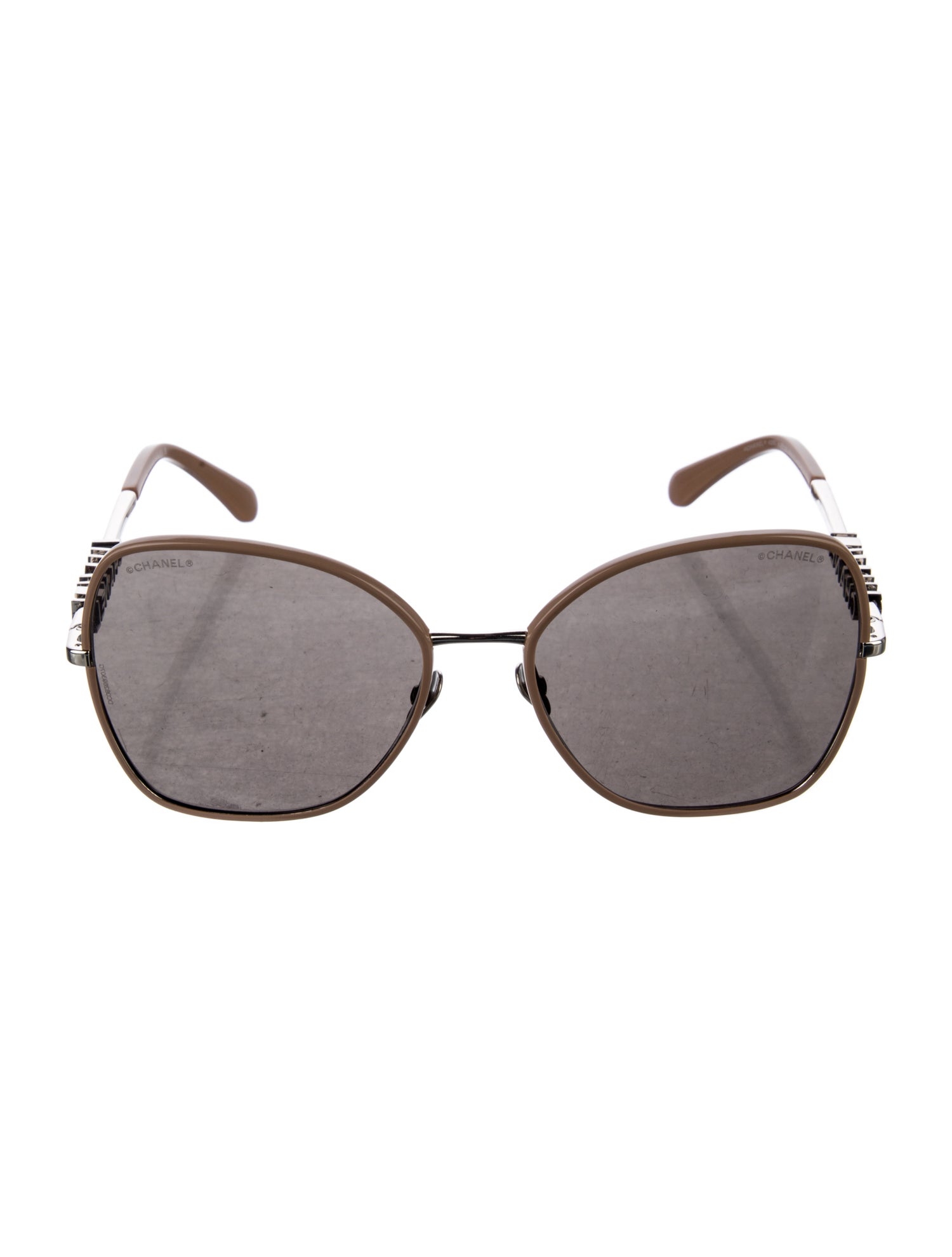 Chanel Interlocking CC Logo Oversize Sunglasses