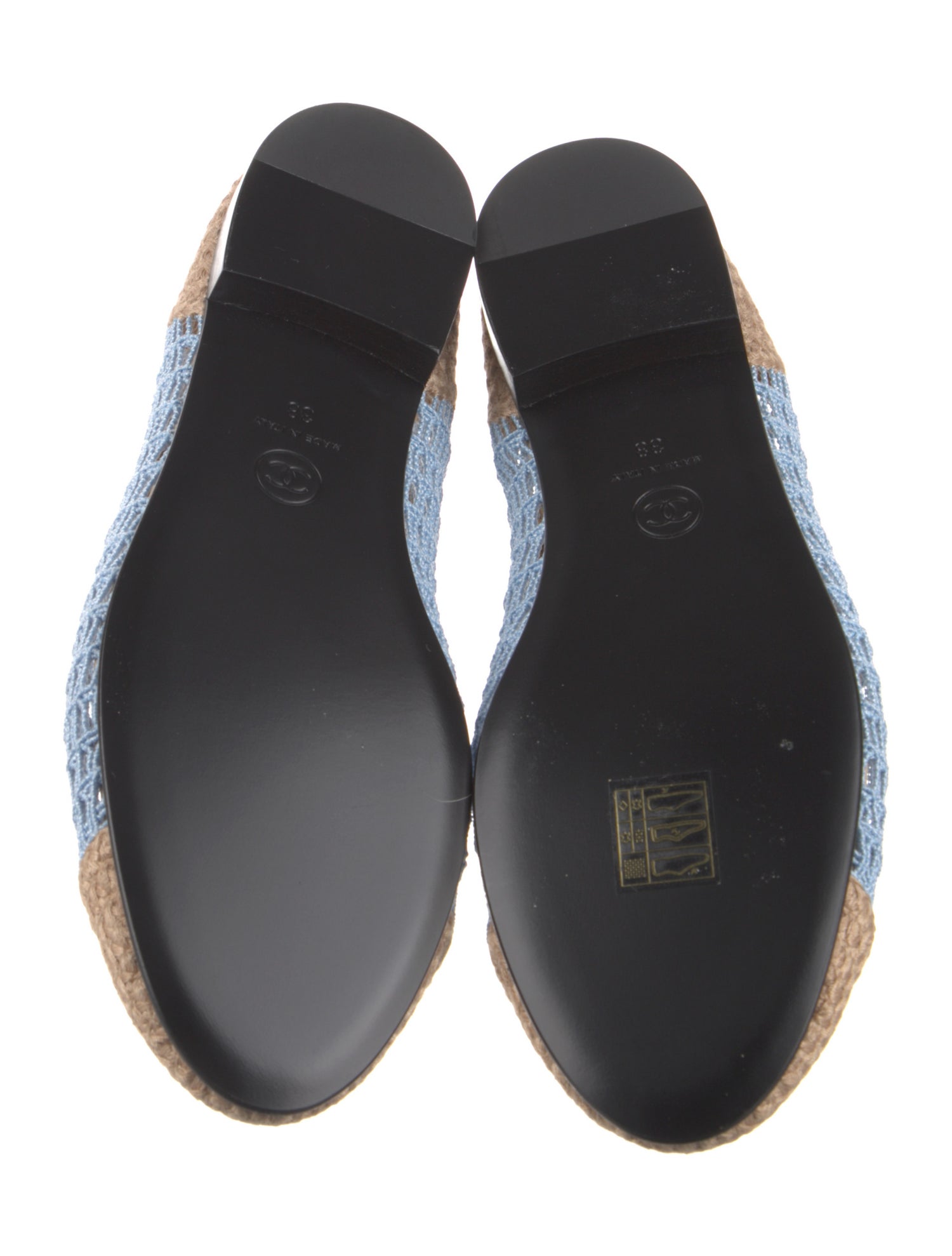 Chanel 2025 Interlocking CC Logo Flats
