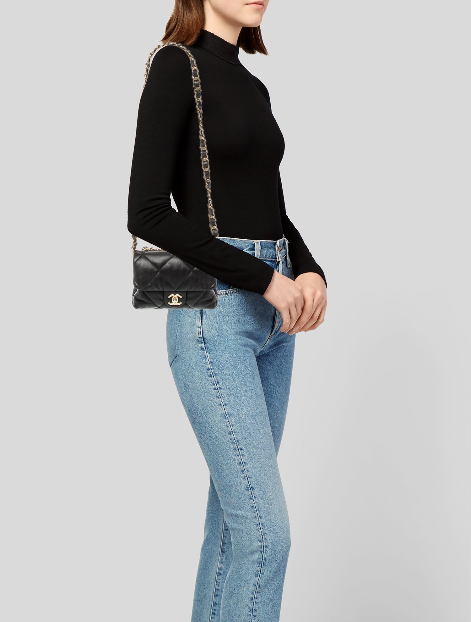 Chanel Chain Handle Flap Bag