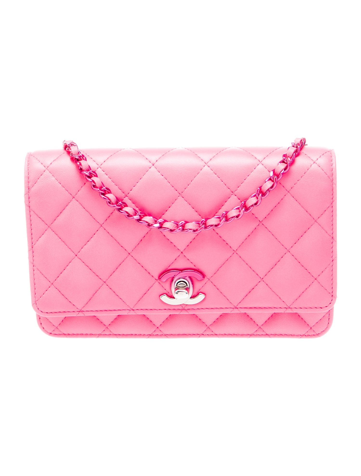 Chanel 2024 Quilted CC Wallet On Chain