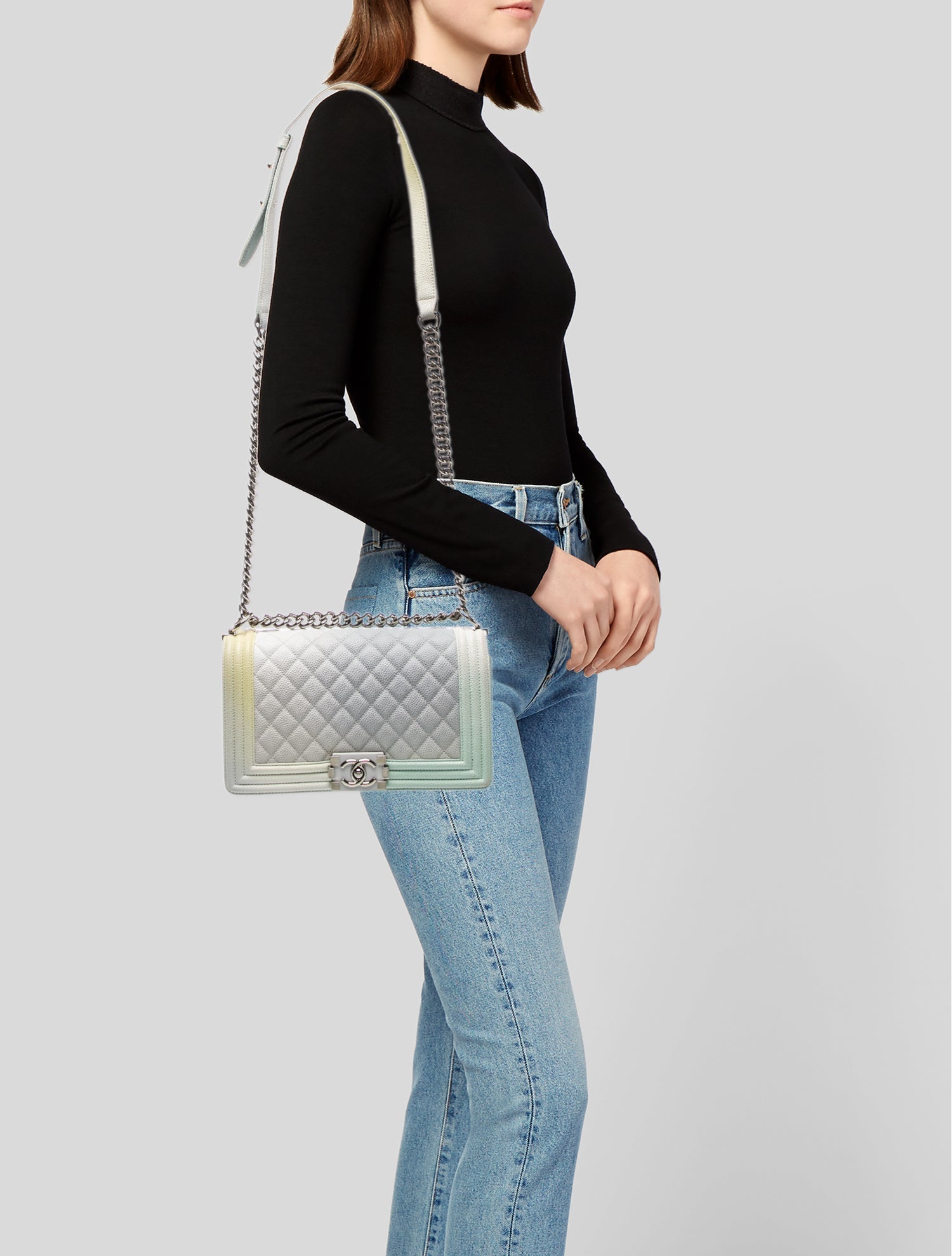 Chanel Medium Rainbow Boy Bag