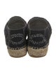 Chanel 2016 Interlocking CC Logo Espadrilles