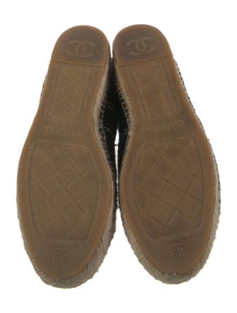 Chanel 2016 Interlocking CC Logo Espadrilles