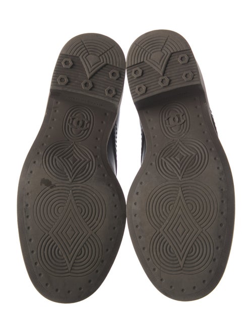 Chanel 2016 Interlocking CC Logo Lace-Up Boots