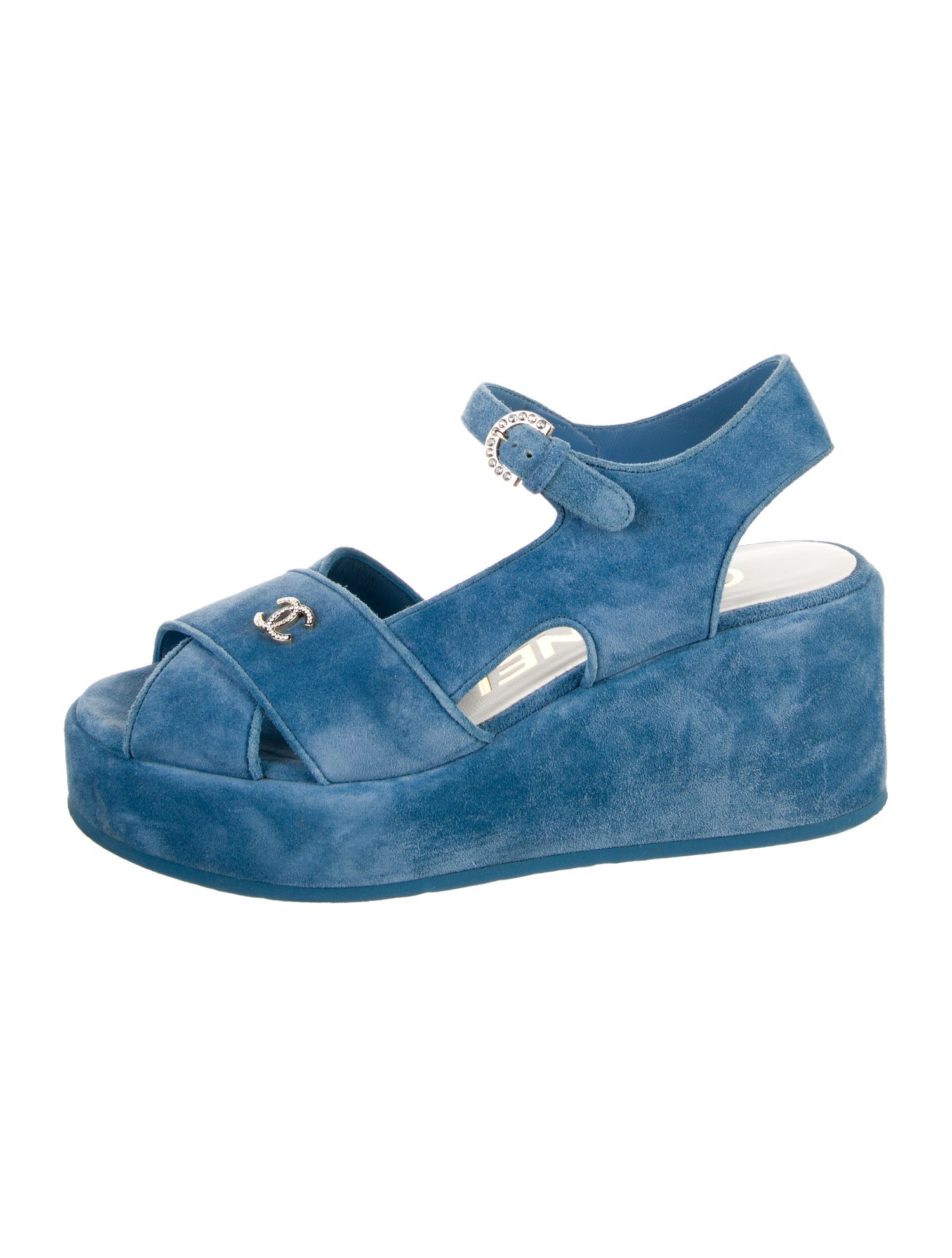 Chanel 2024 Interlocking CC Logo Sandals