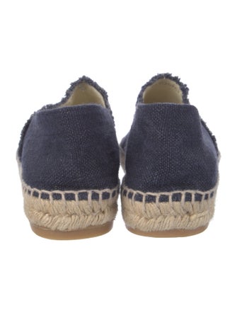 Chanel Interlocking CC Logo Canvas Espadrilles
