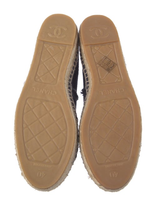 Chanel Interlocking CC Logo Canvas Espadrilles