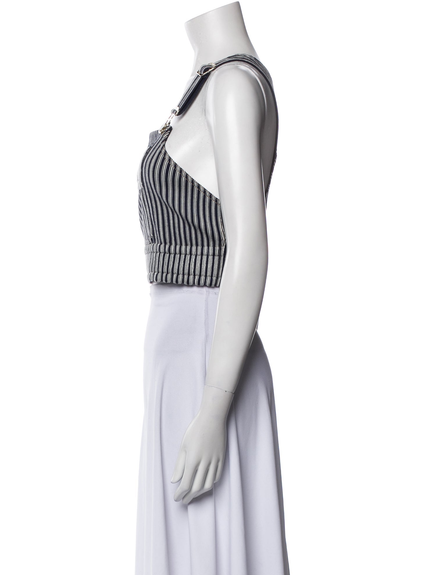 Chanel 2025 Striped Crop Top