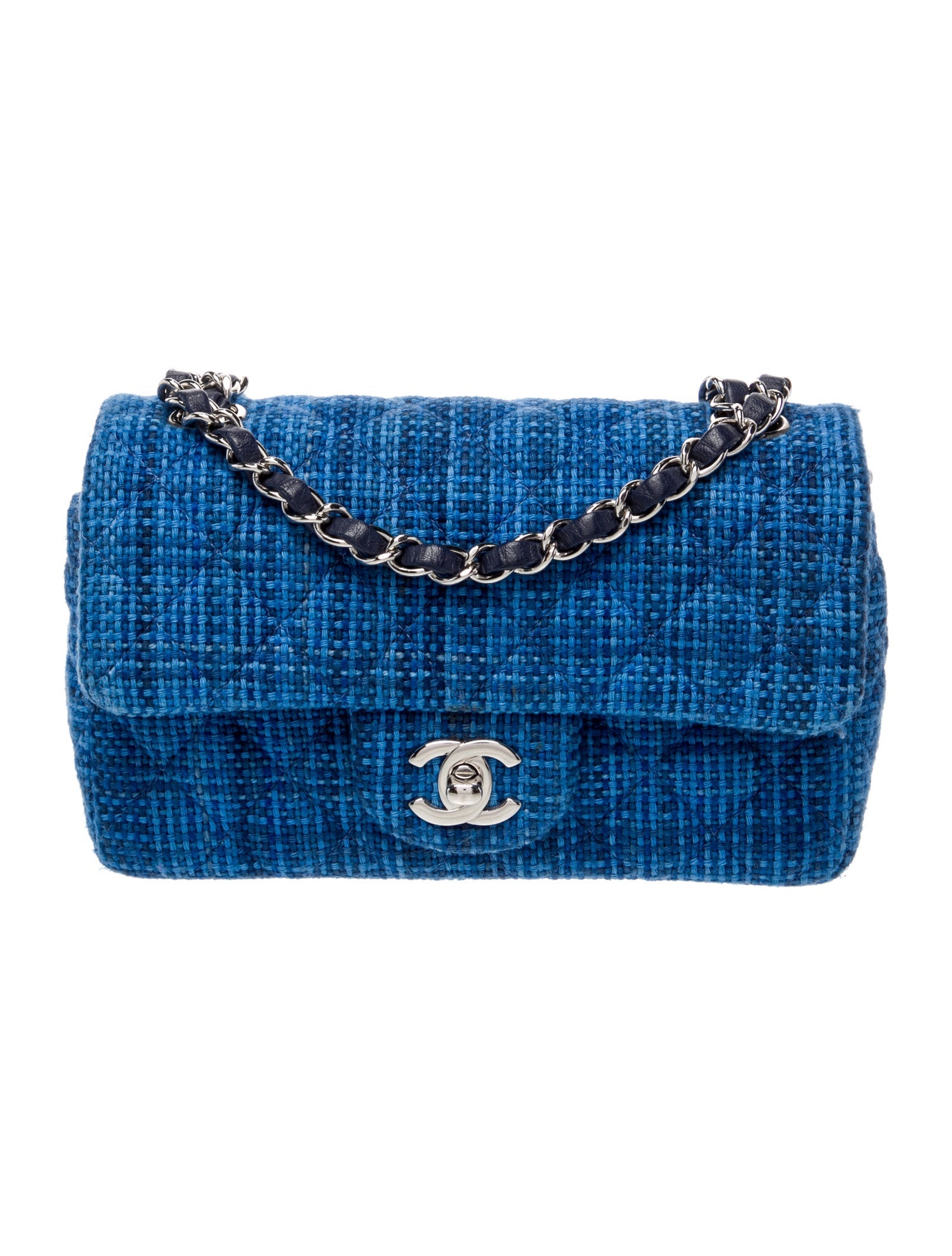 Chanel Classic Tweed Rectangular Mini Flap Bag