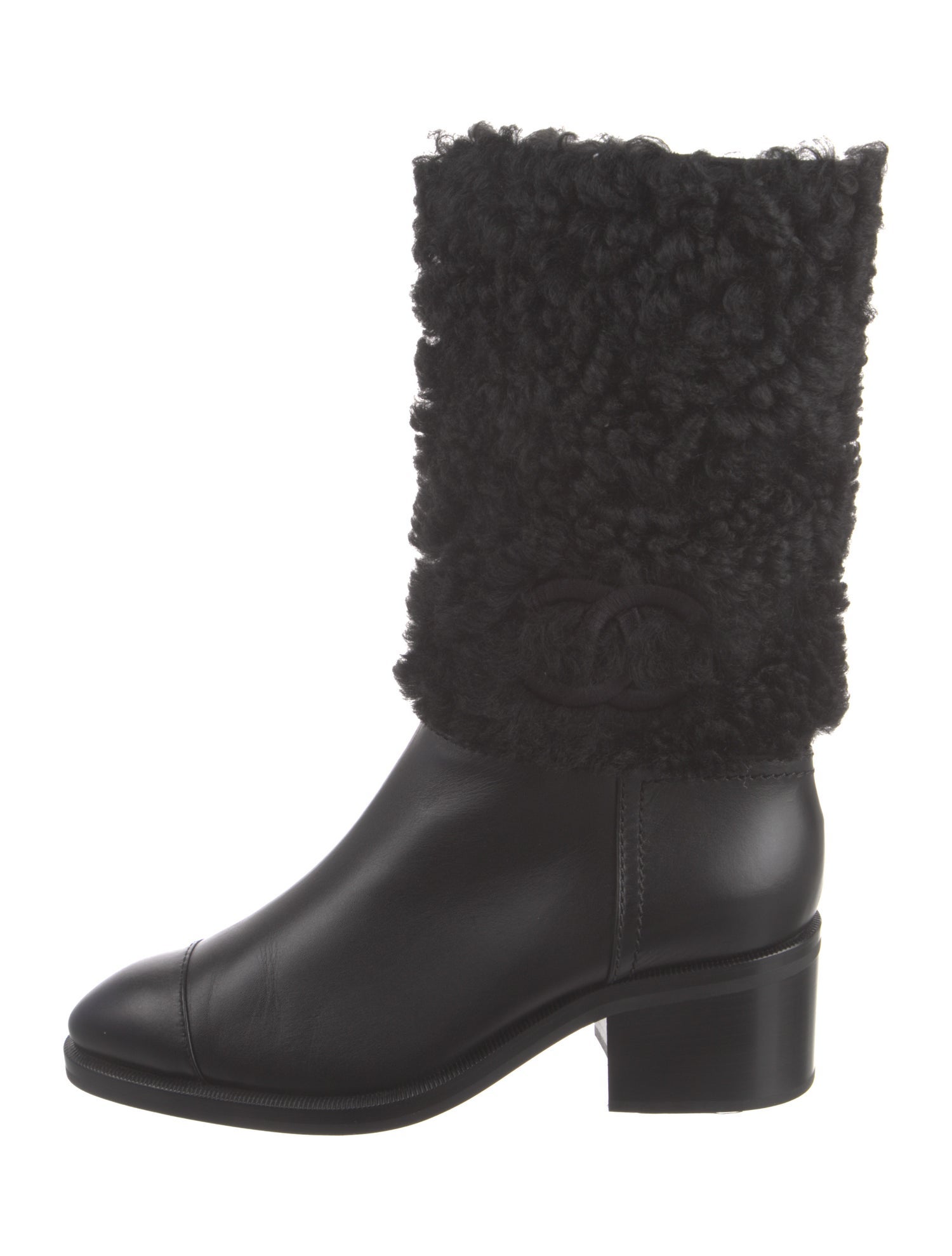 Chanel 2021 Interlocking CC Logo Boots