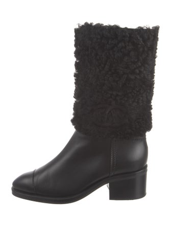Chanel 2021 Interlocking CC Logo Boots