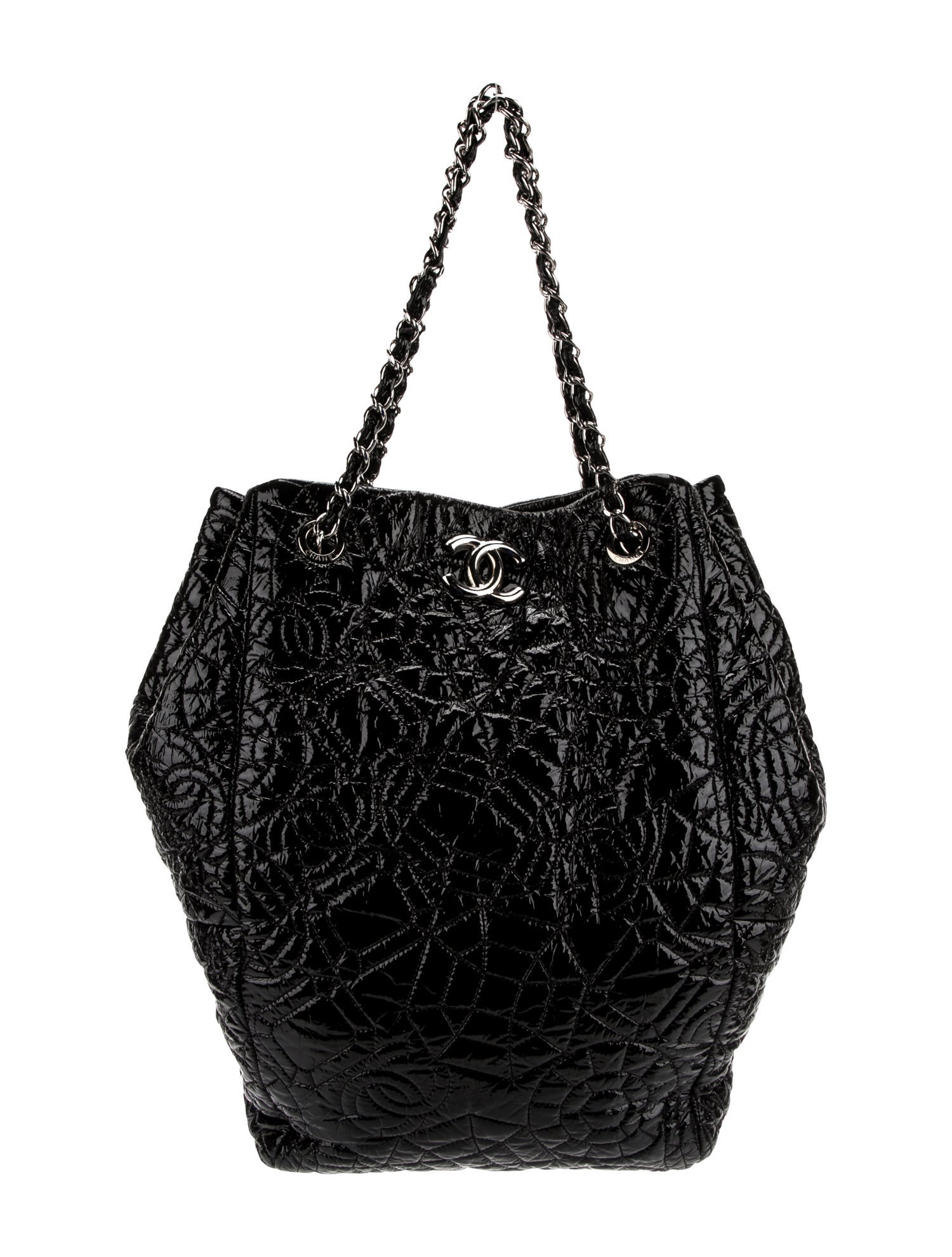 Chanel Graphic Edge Accordion Tote