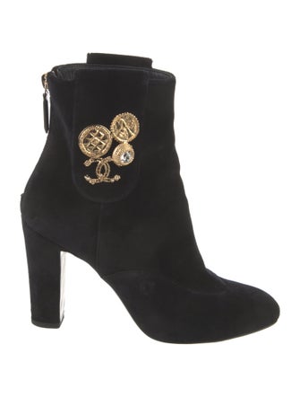 Chanel 2019 Interlocking CC Logo Boots