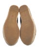 Chanel Interlocking CC Logo Leather Espadrilles