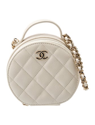 Chanel Handle With Care Round Vanity Case