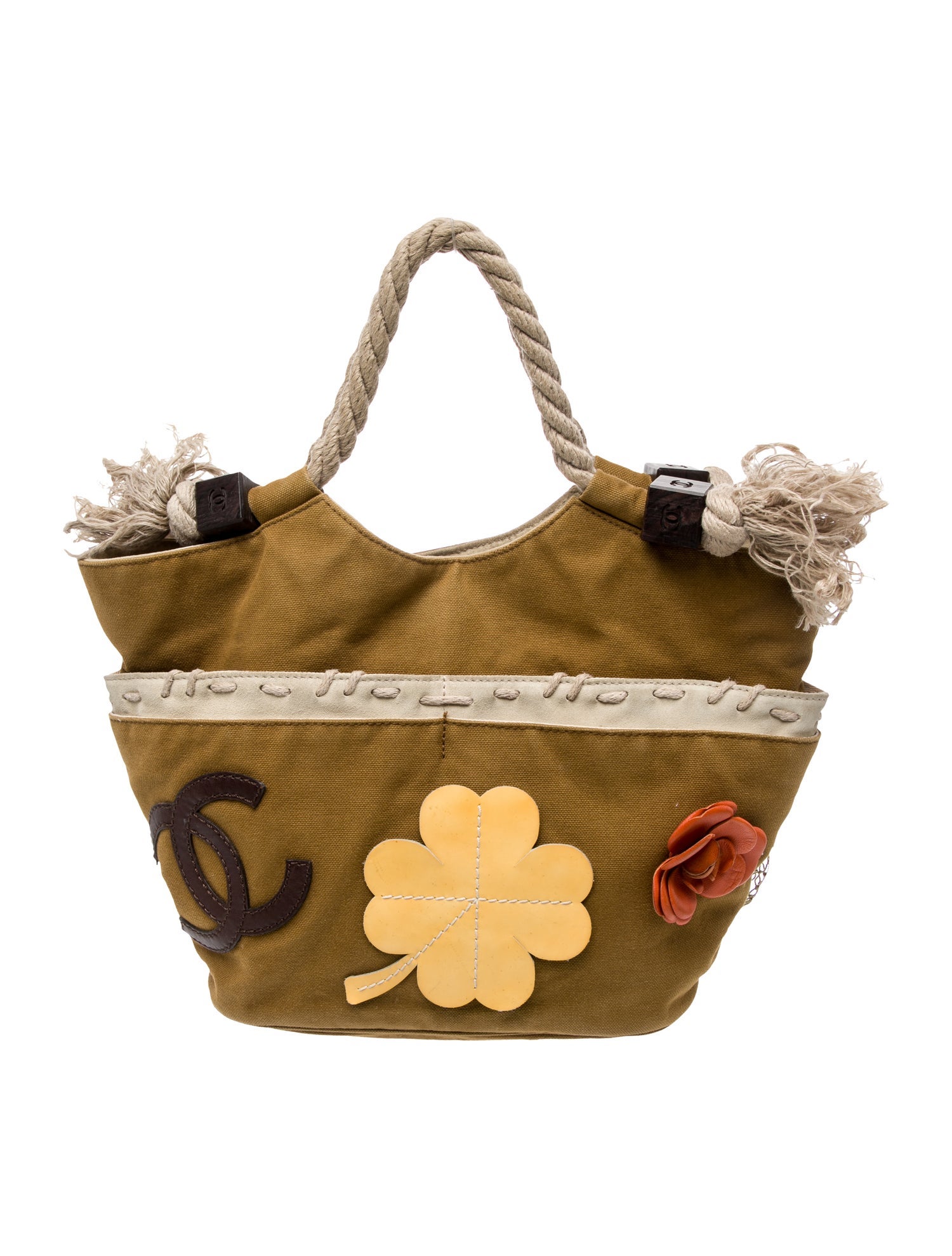 Chanel Camellia Rope Tote