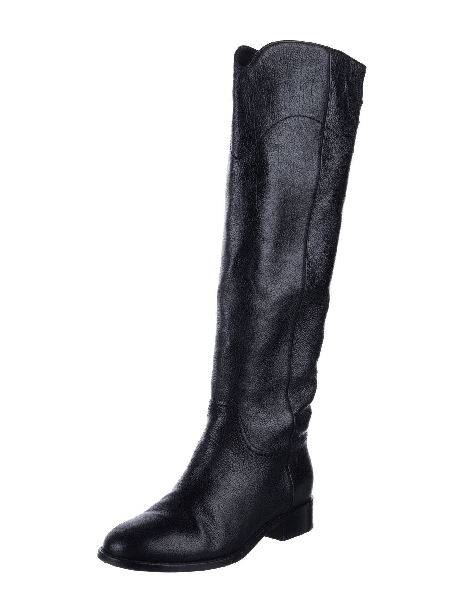 Chanel 2013 Interlocking CC Logo Riding Boots