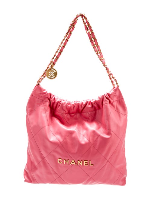 Chanel Shiny Calfskin 22 Hobo