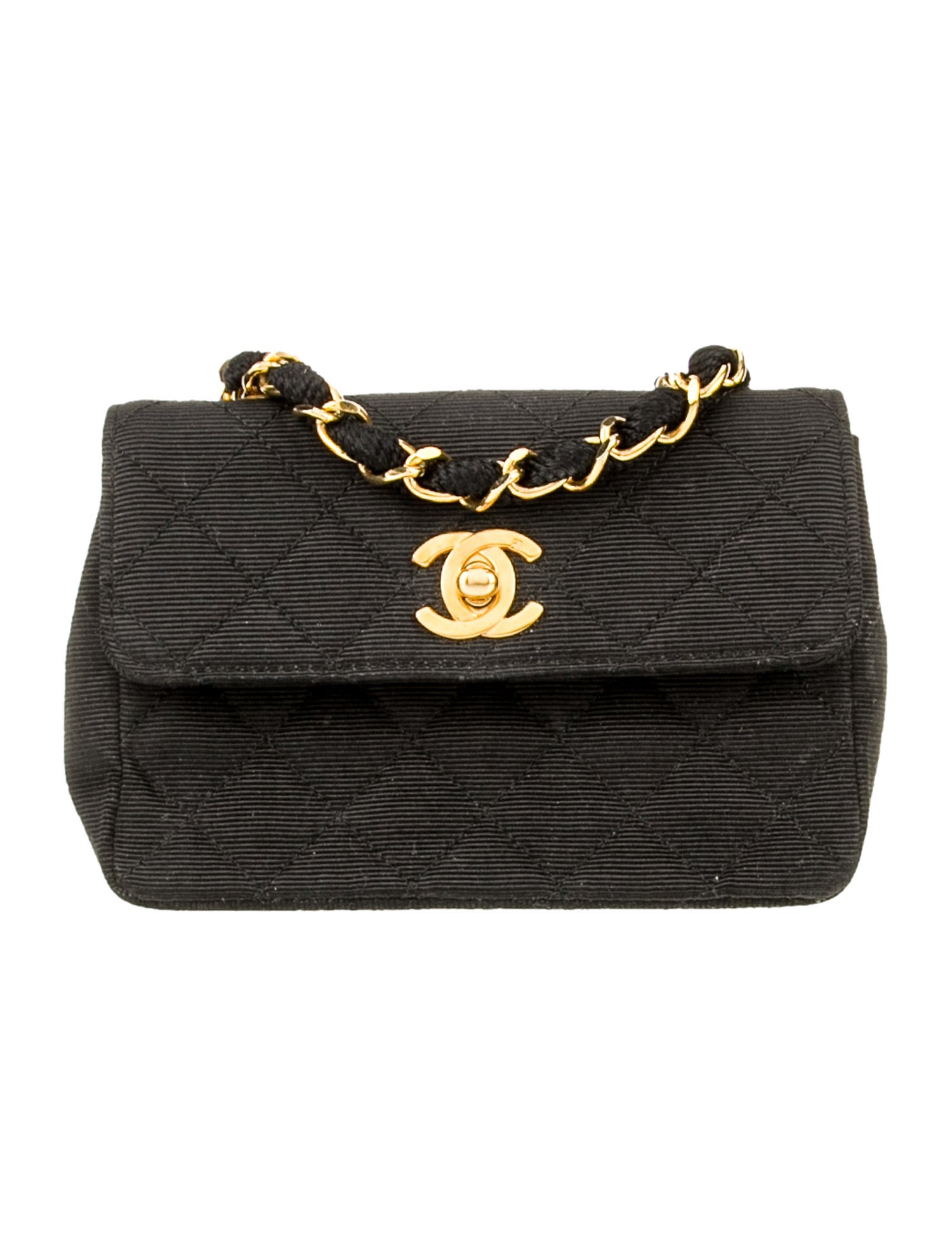 Chanel Canvas Mini Rectangular Flap Bag