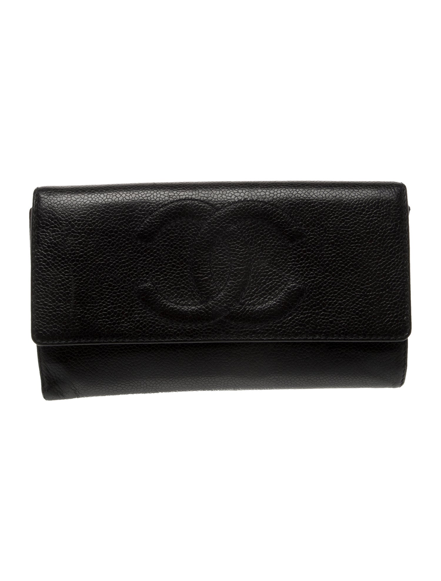 Chanel Caviar Timeless CC Flap Wallet
