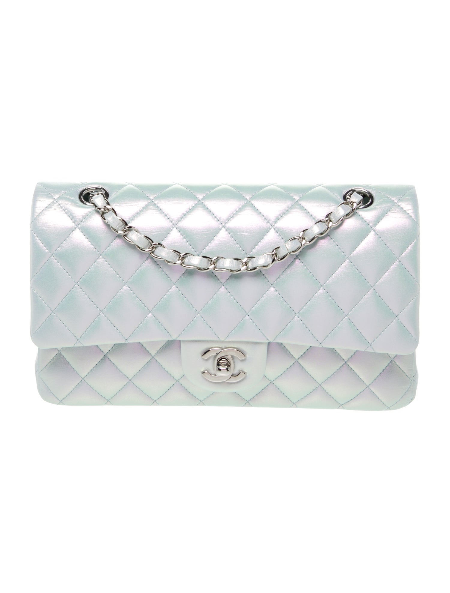 Chanel Classic Medium Iridescent Double Flap Bag