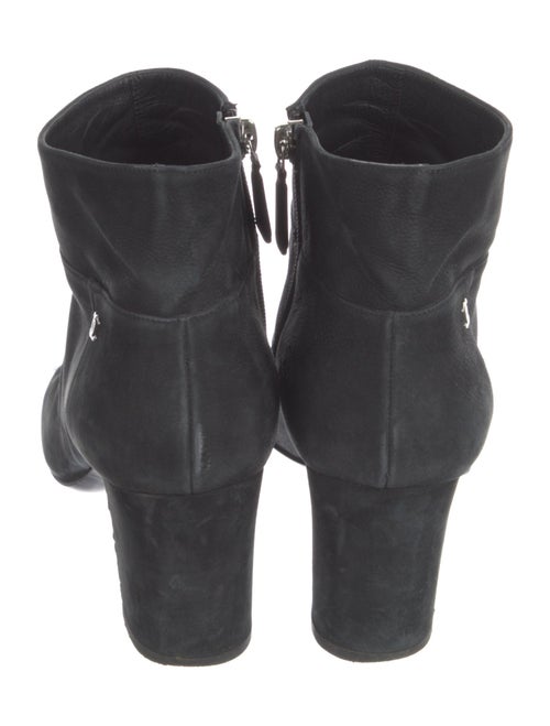 Chanel Interlocking CC Logo Nubuck Boots