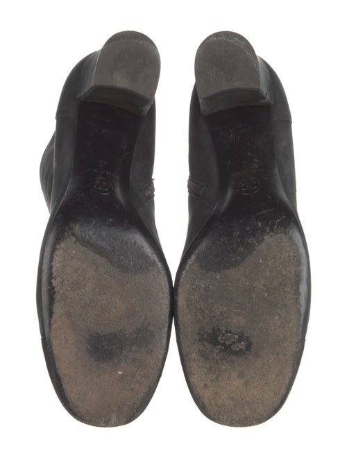 Chanel Interlocking CC Logo Nubuck Boots