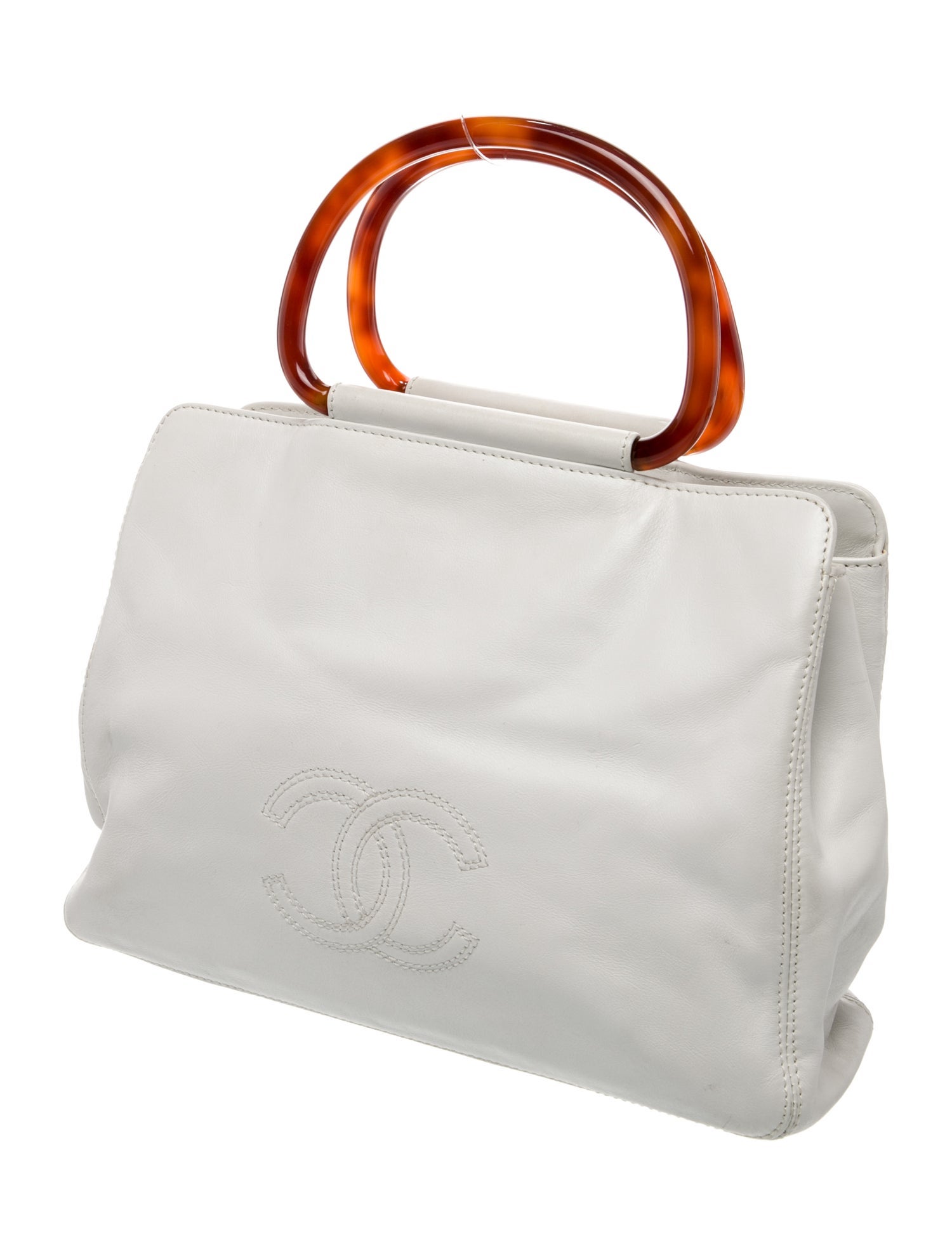 Chanel Acrylic Handle Bag