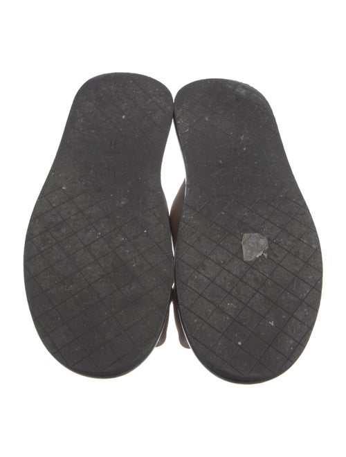 Chanel Interlocking CC Logo Neoprene Slides