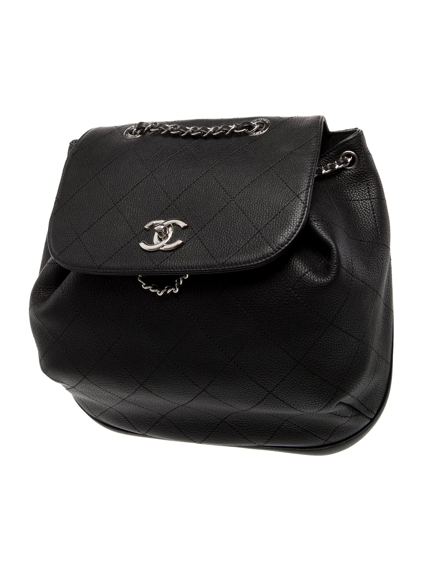 Chanel Stitch It Drawstring Backpack
