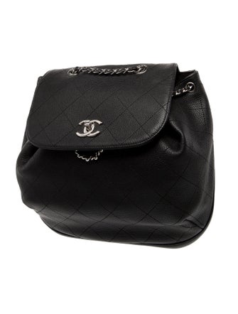 Chanel Stitch It Drawstring Backpack