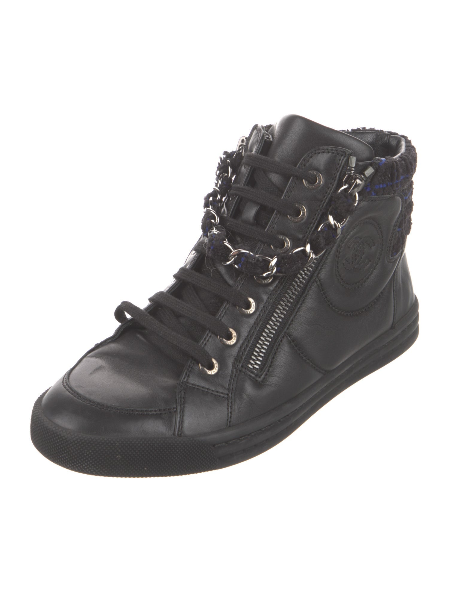 Chanel 2015 Interlocking CC Logo Sneakers