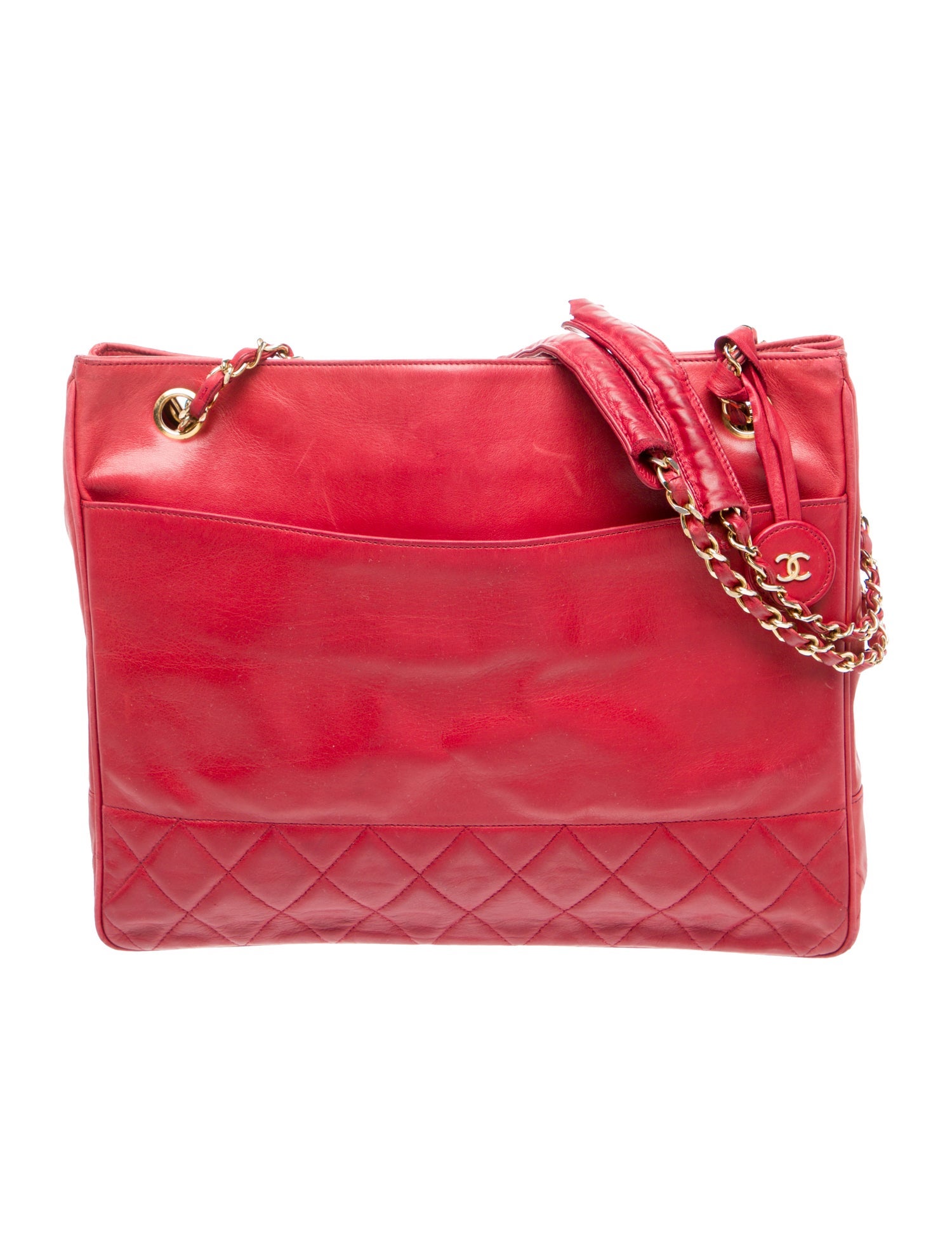 Chanel Quilted Chain Tote