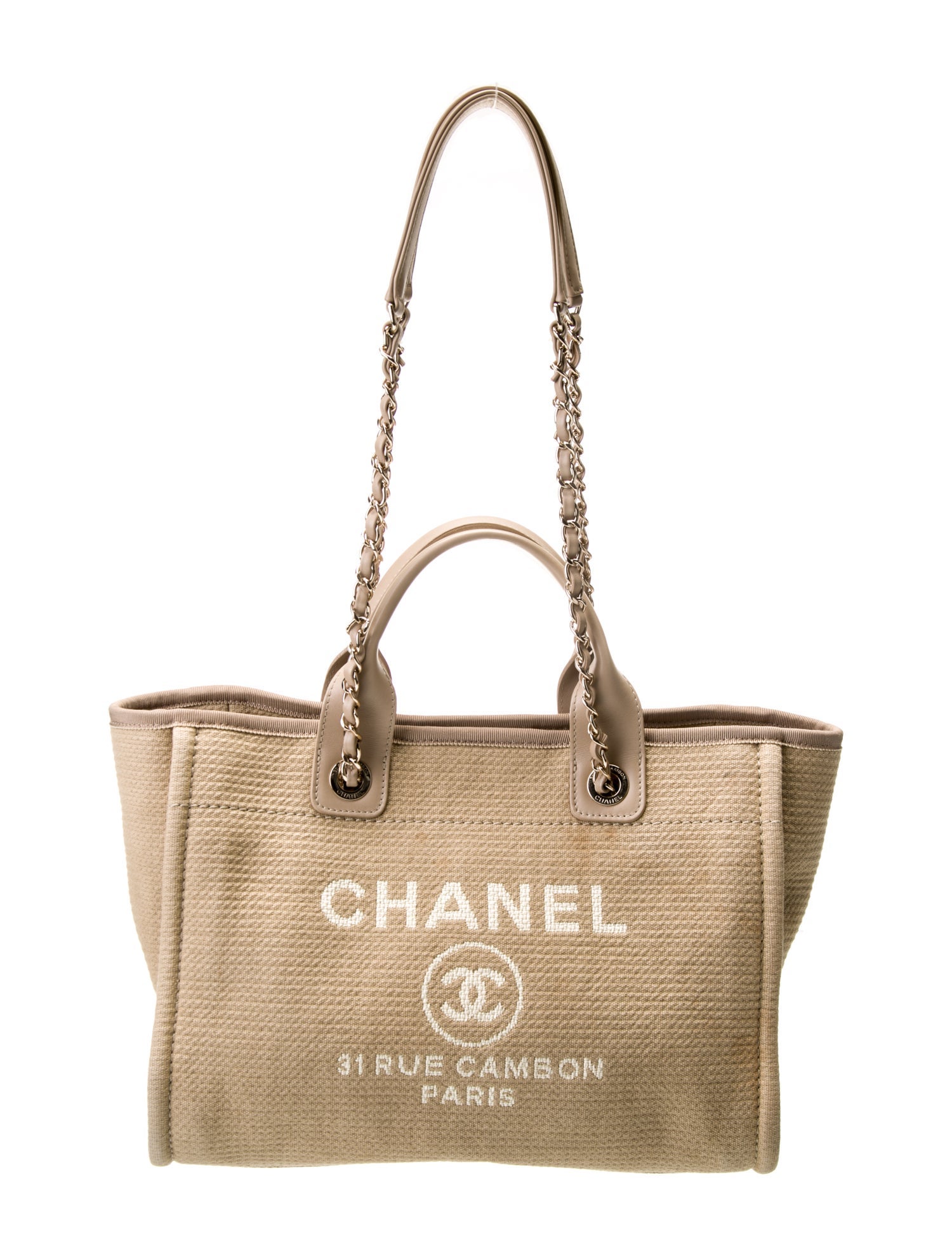 Chanel Small Mixed Fibers Deauville Shopping Tote