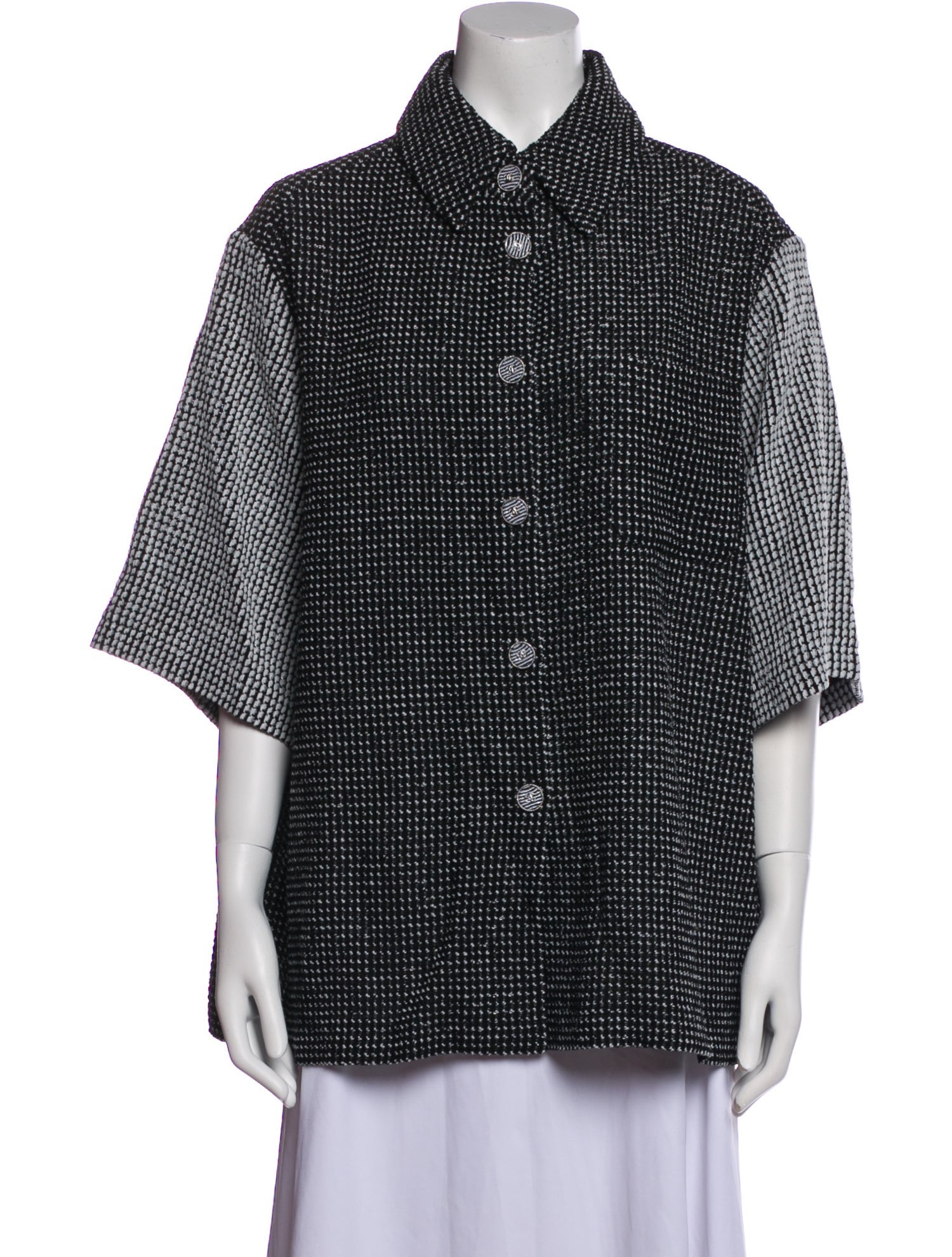 Chanel 2025 Houndstooth Print Jacket w/ Tags