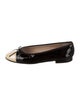 Chanel 2009 Interlocking CC Logo Ballet Flats