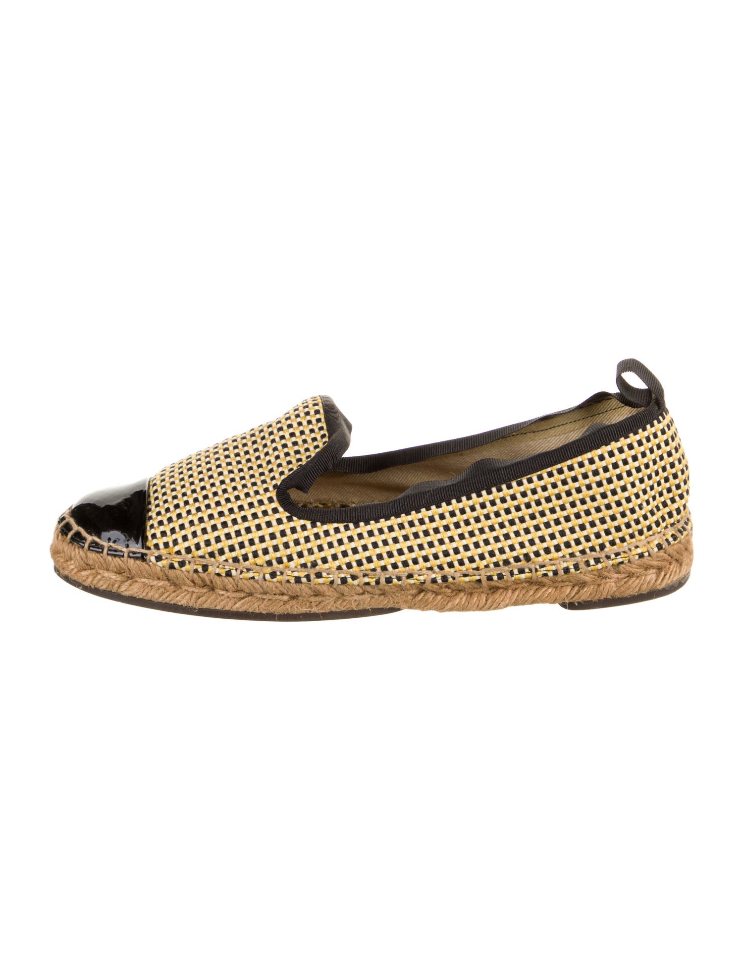 Fendi Plaid Print Espadrilles