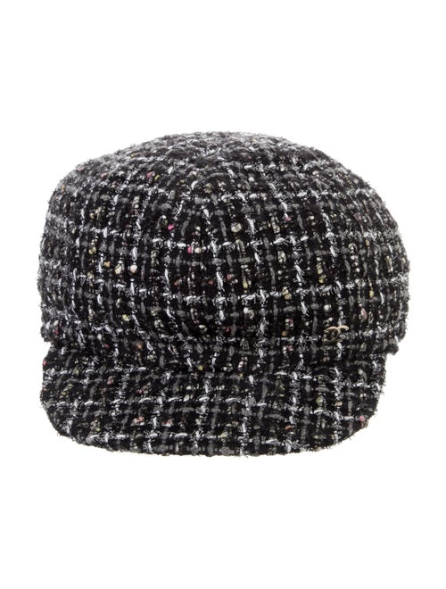 Chanel 2024 Tweed Newsboy Cap
