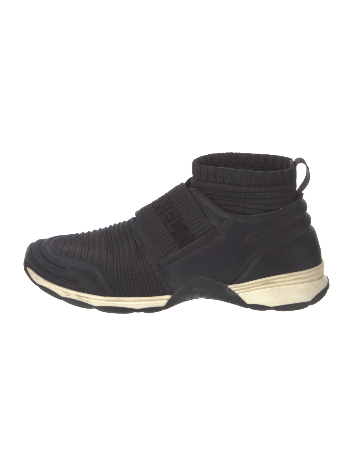 Chanel Interlocking CC Logo Sock Sneakers