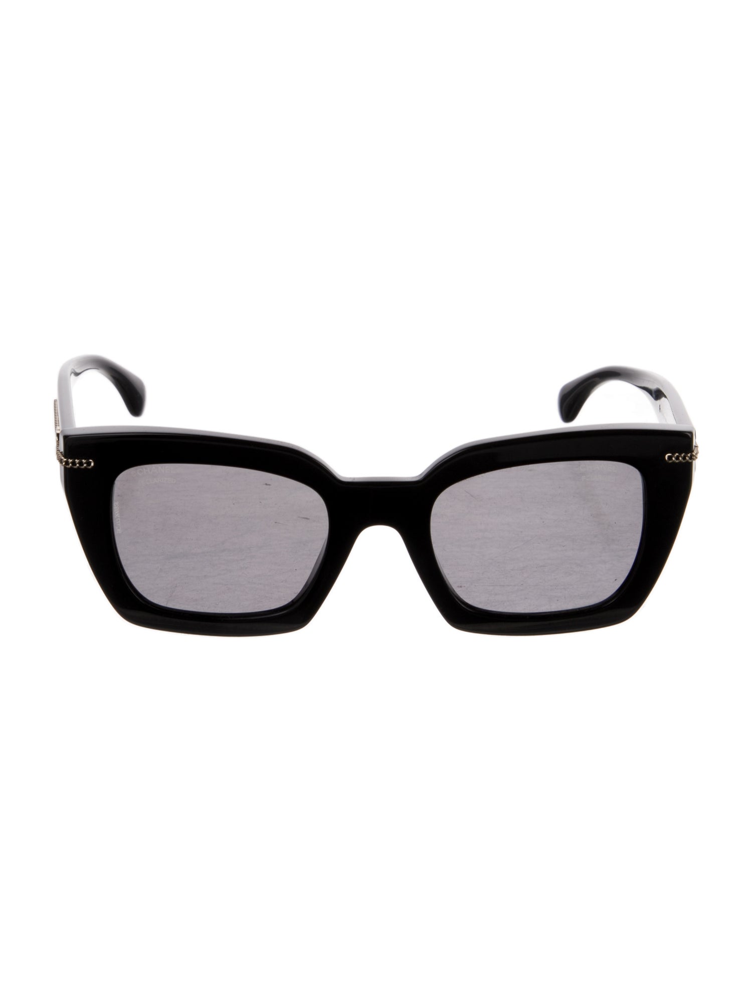 Chanel Interlocking CC Logo Wayfarer Sunglasses