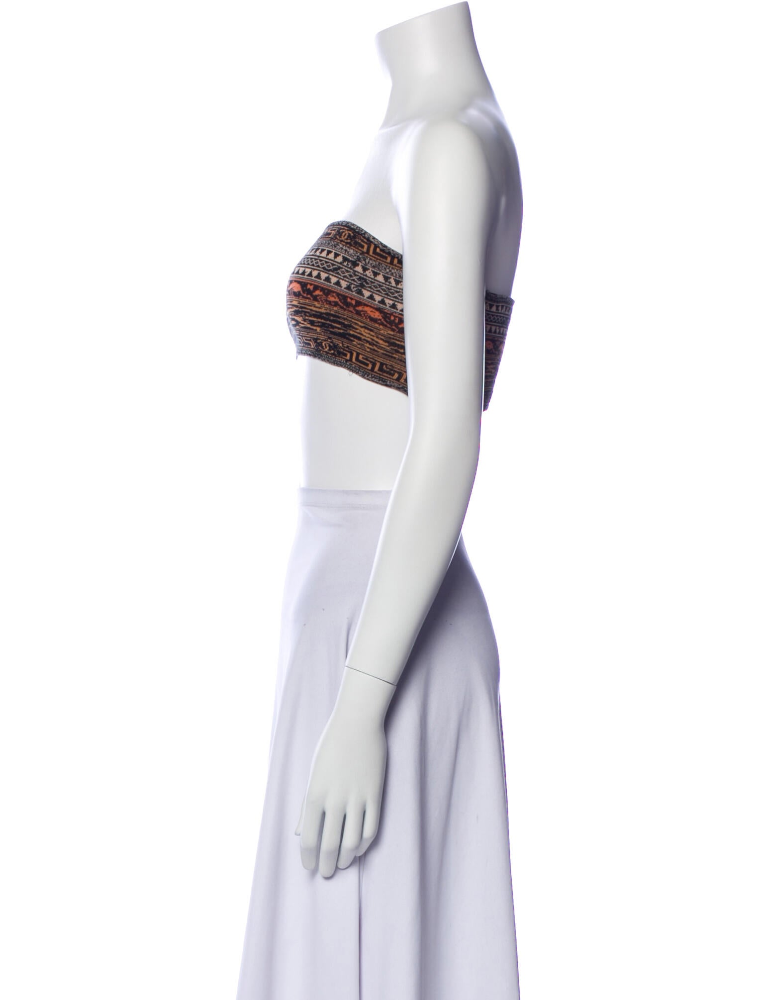 Chanel 2018 Printed Crop Top