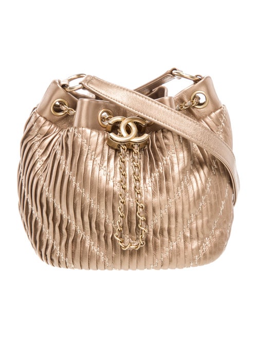 Chanel Paris-Greece Small Coco Pleats Bucket Bag
