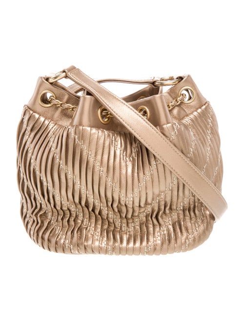Chanel Paris-Greece Small Coco Pleats Bucket Bag