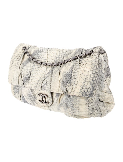 Chanel Jumbo XL Python Twisted Flap Bag