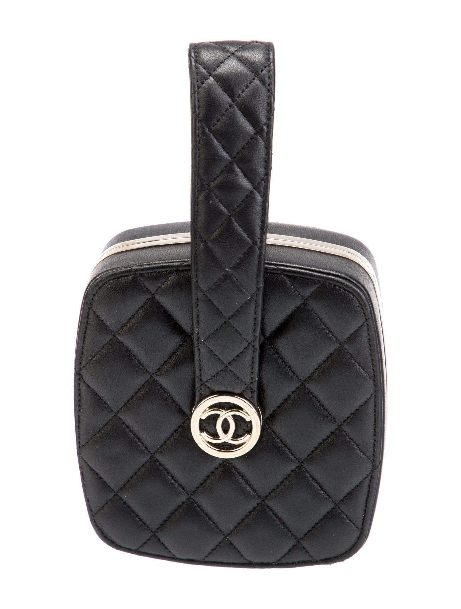 Chanel Quilted Vanity Minaudiere w/ Handle
