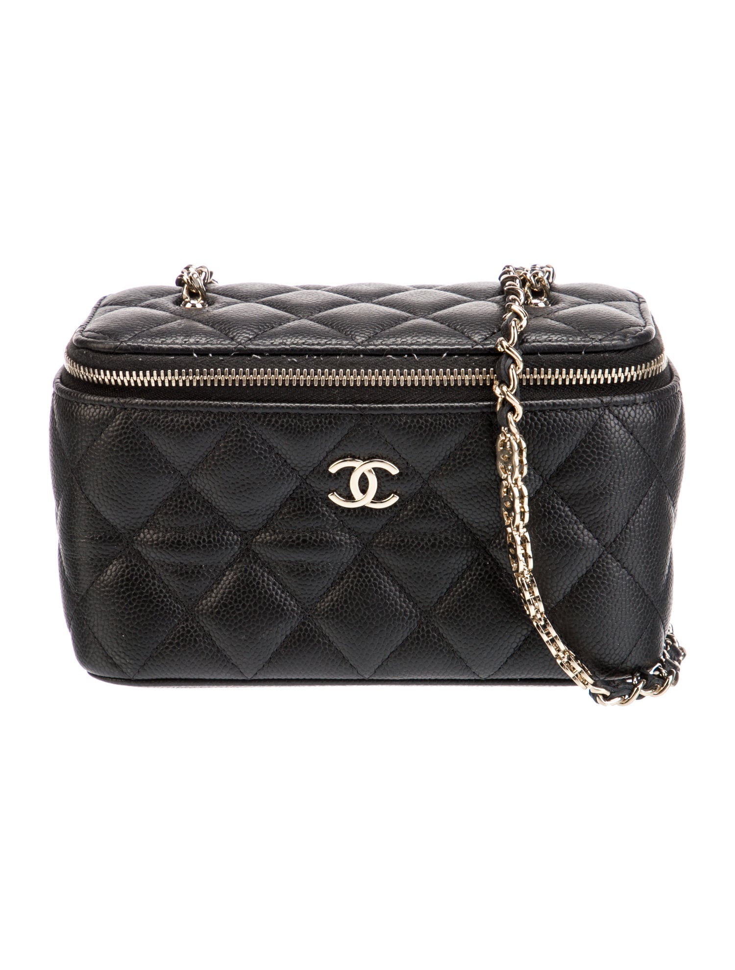 Chanel Quilted CC Vanity Case
