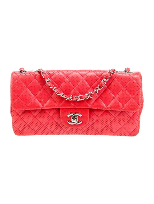 Chanel Perforated East West Flap Bag
