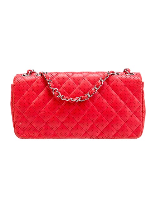 Chanel Perforated East West Flap Bag