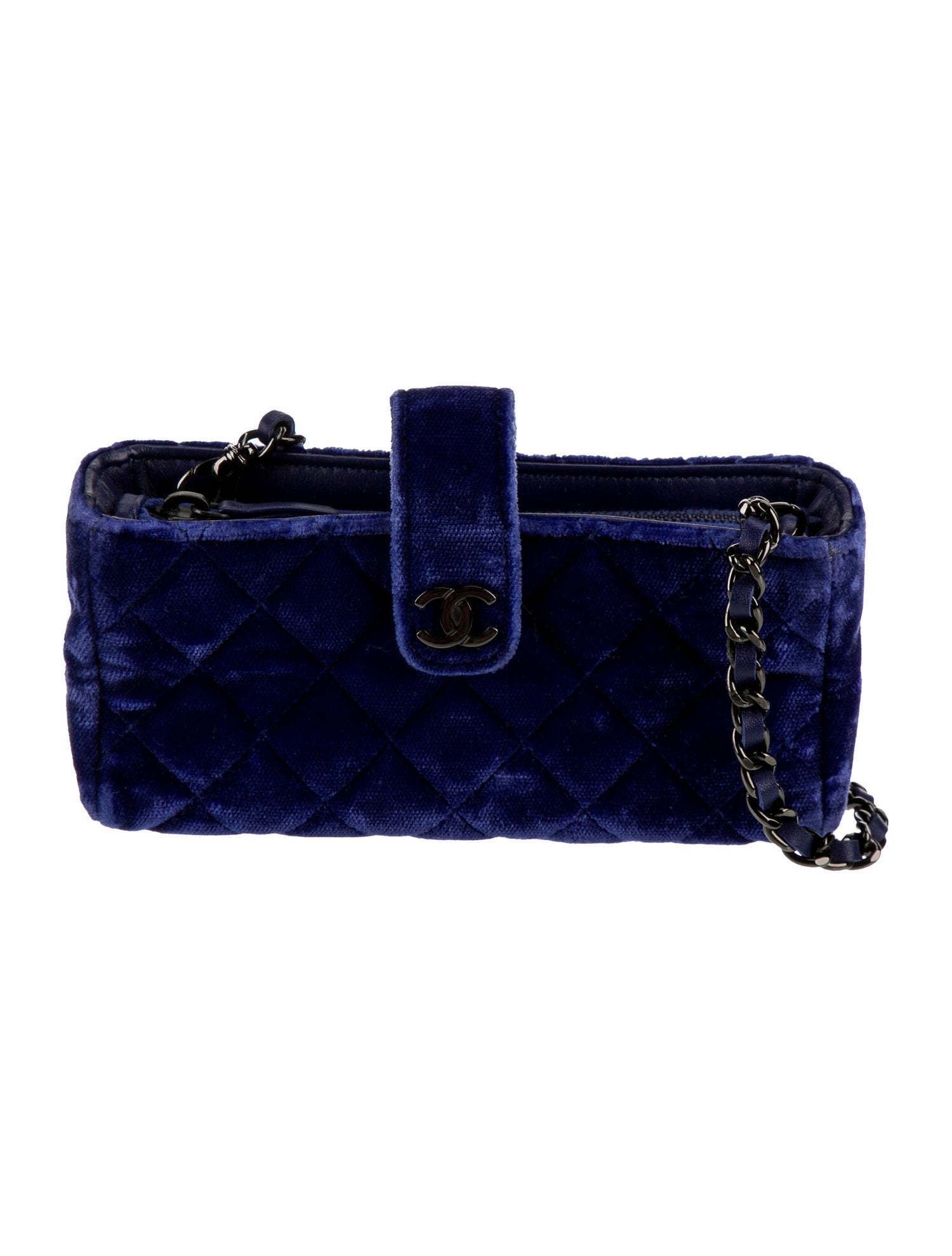 Chanel Velvet O-Phone Crossbody Bag